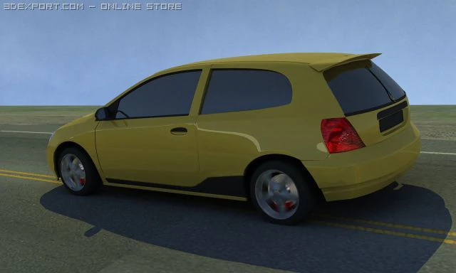 honda 3D Model .c4d .max .obj .3ds .fbx .stl .blend 