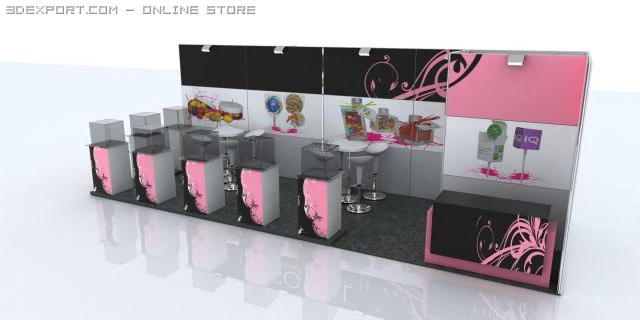 stand 3d 3D Model .c4d .max .obj .3ds .fbx .stl .blend 