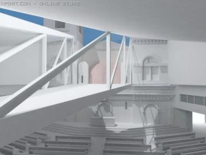 yeni kilise 3D Model