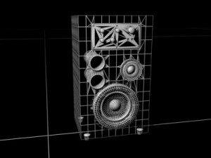 karaoke speaker 3D मॉडल