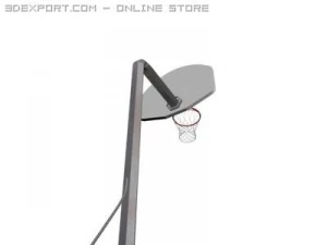 outdoor basketball hoop 3D Model