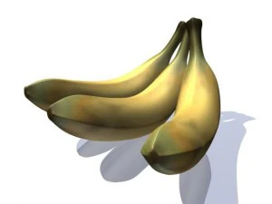 banana Modelo 3D