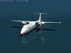 dash8 Modelo 3D