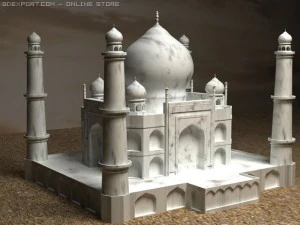 ताज महल 3D मॉडल