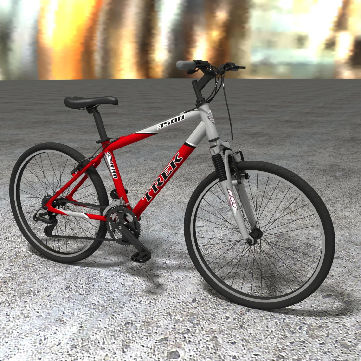 trek 3500 3D Model .c4d .max .obj .3ds .fbx .stl .blend