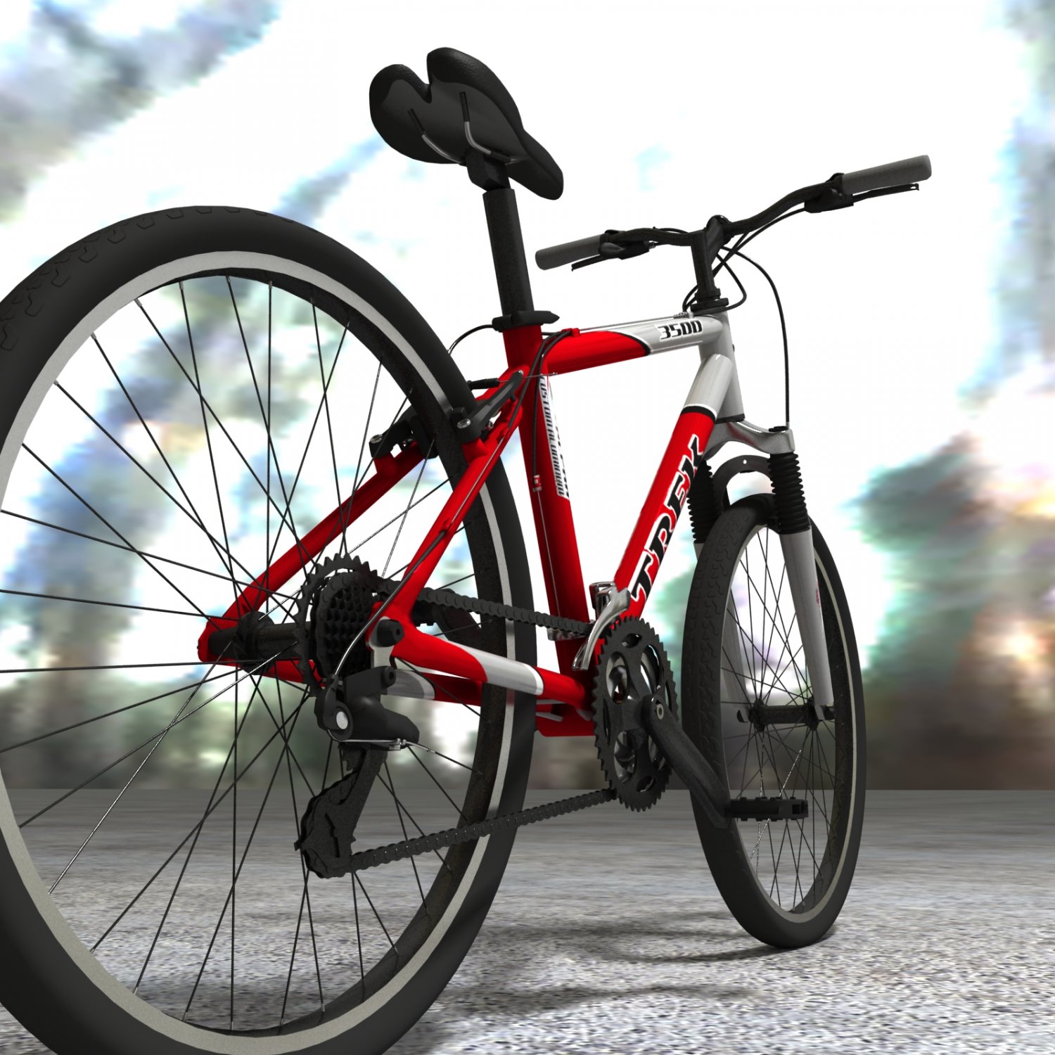 Trek 3500 3d Model In Bicycle 3dexport