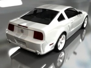 ford mustang shelby gt 2007 3Dモデル