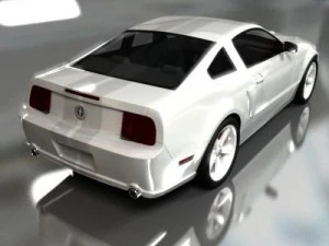 ford mustang shelby gt 2007 3D Model