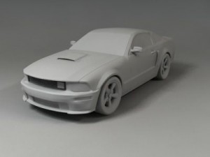 ford mustang shelby gt 2007 3Dモデル