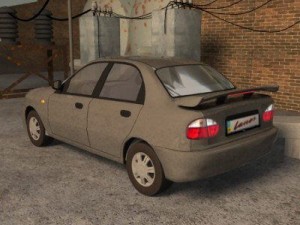 daewoo lanos 3Dモデル