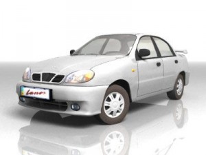daewoo lanos 3Dモデル