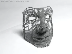 oud masker 3D Model