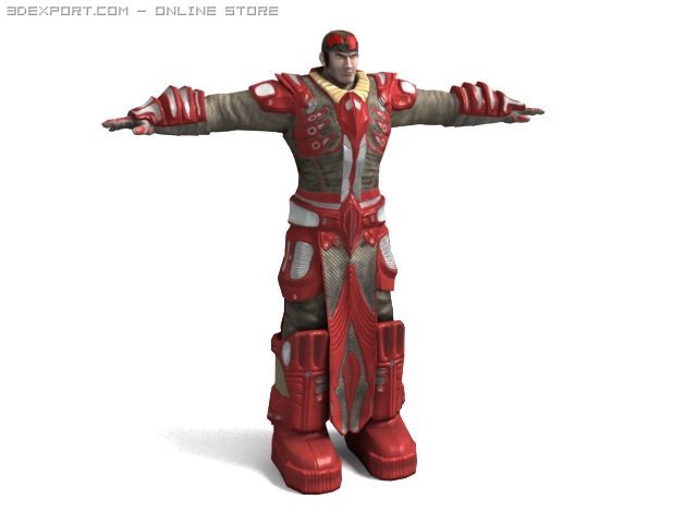 supercharacter Model 3D .c4d .max .obj .3ds .fbx .stl .blend 