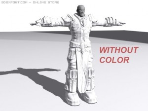 supercharacter Model 3D