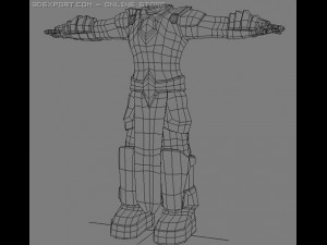 supercharacter Model 3D