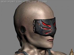 face of 3D Model