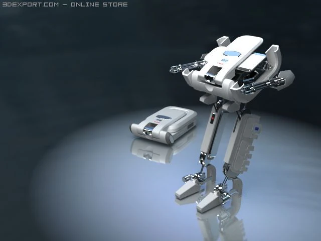phone of transform 3D Model .c4d .max .obj .3ds .fbx .stl .blend 