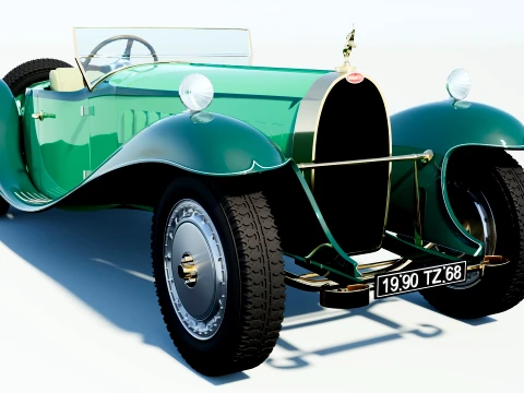 Bugatti Type 41 Royale Esders 3D Model
