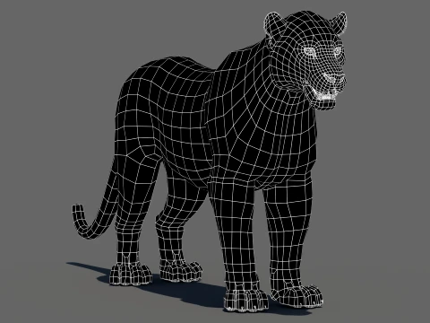 Leopard 3D Model
