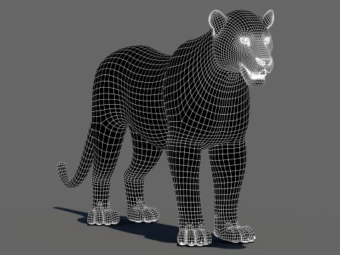 Leopard 3D Model
