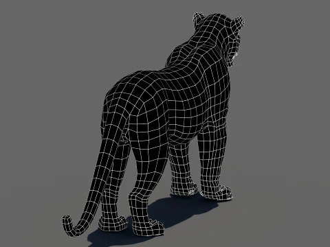 Leopard 3D Model