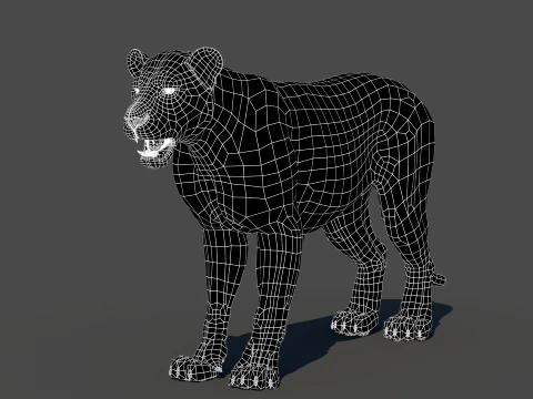Lion 3D Model