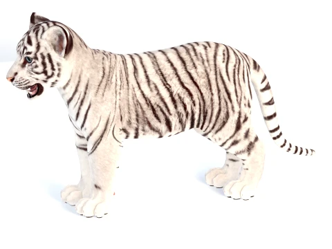 White Tiger Cub - Game Ready 3D Model