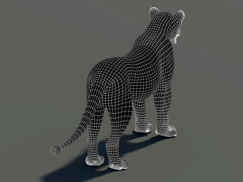 Lioness Low-Poly and Game-Ready 3D Model