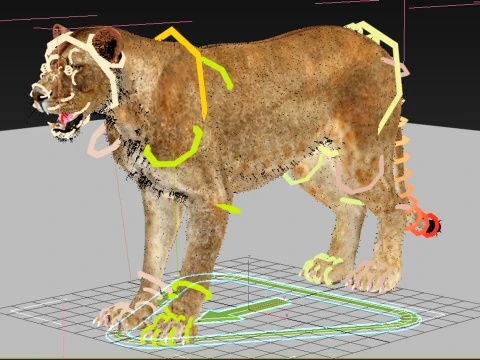 Rigged Lioness - Game-Ready Realistic 3D Model