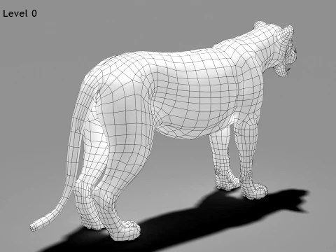 Rigged Lioness - Game-Ready Realistic 3D Model