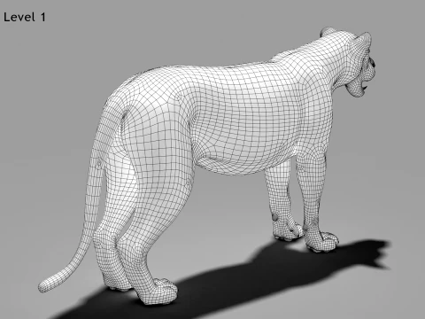 Rigged Lioness - Game-Ready Realistic 3D Model