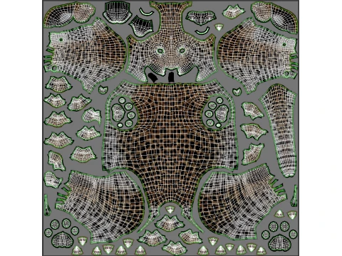 Animated Leopard Cub 3D Model
