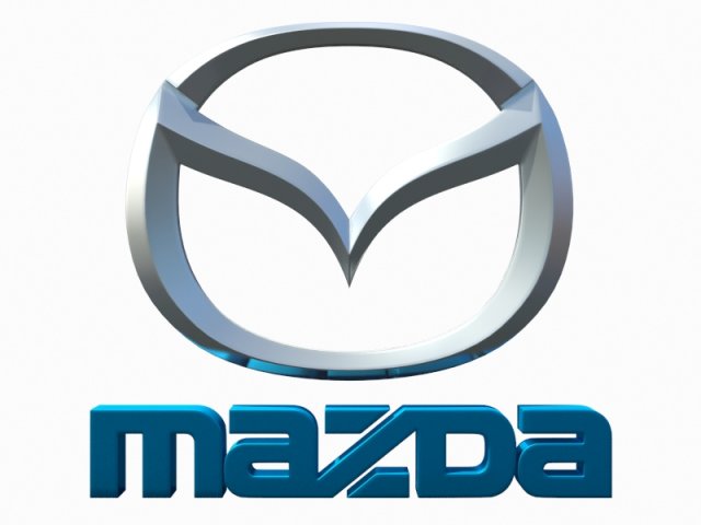 Mazda logo 3D-Modell .c4d .max .obj .3ds .fbx .stl .blend 