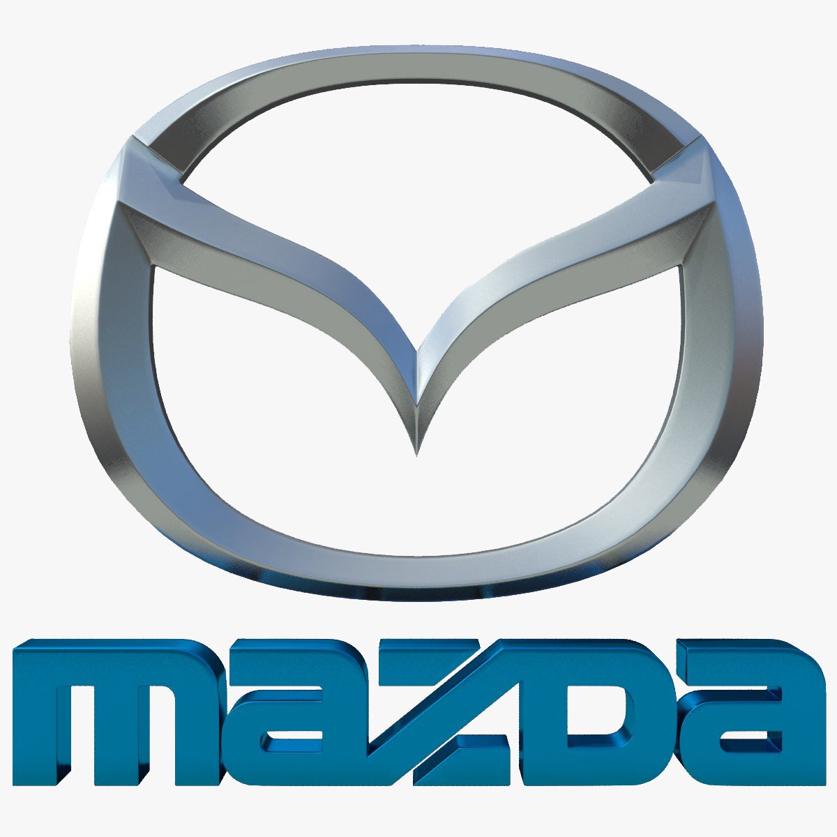 STL-Datei Mazda Logo Schlüsselanhänger 🚗・Modell zum