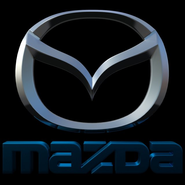 logo mazda keychain 3D Print Model in Other 3DExport
