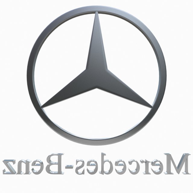 Free STL file Mercedes Benz Logo 🚗・Object to download and to 3D