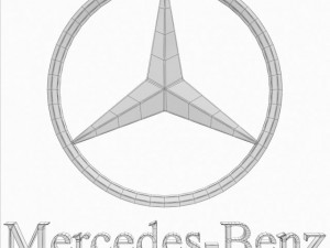 Mercedesbenz logo 3D 模型