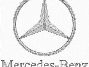 Mercedesbenz logo 3D 模型