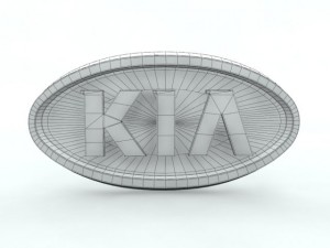 Kia logo 3D Model