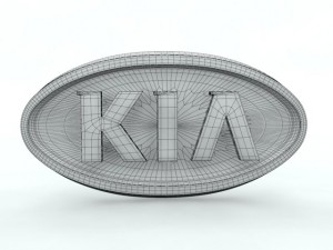 Kia logo 3D Model