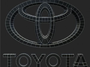 Toyota logo 3D-Modell
