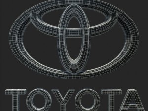 Toyota logo 3D-Modell