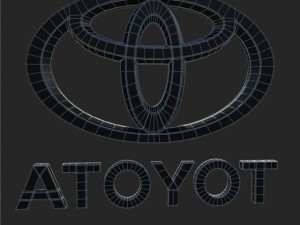 Toyota logo 3D-Modell