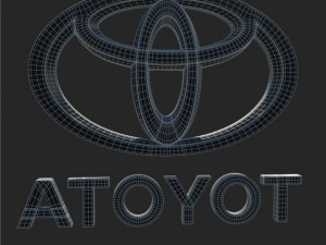 Toyota logo 3D-Modell