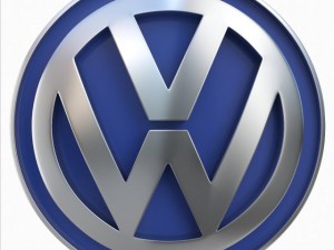 Volkswagen logo 3Dモデル