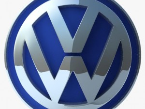 Volkswagen logo 3Dモデル