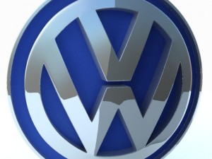 Volkswagen logo 3Dモデル