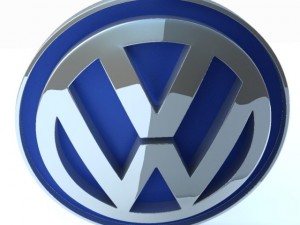 Volkswagen logo 3Dモデル