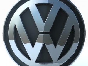Volkswagen logo 3Dモデル