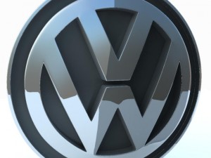 Volkswagen logo 3Dモデル